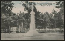 Confederate monument and Court House Square, Burgaw, N.C.